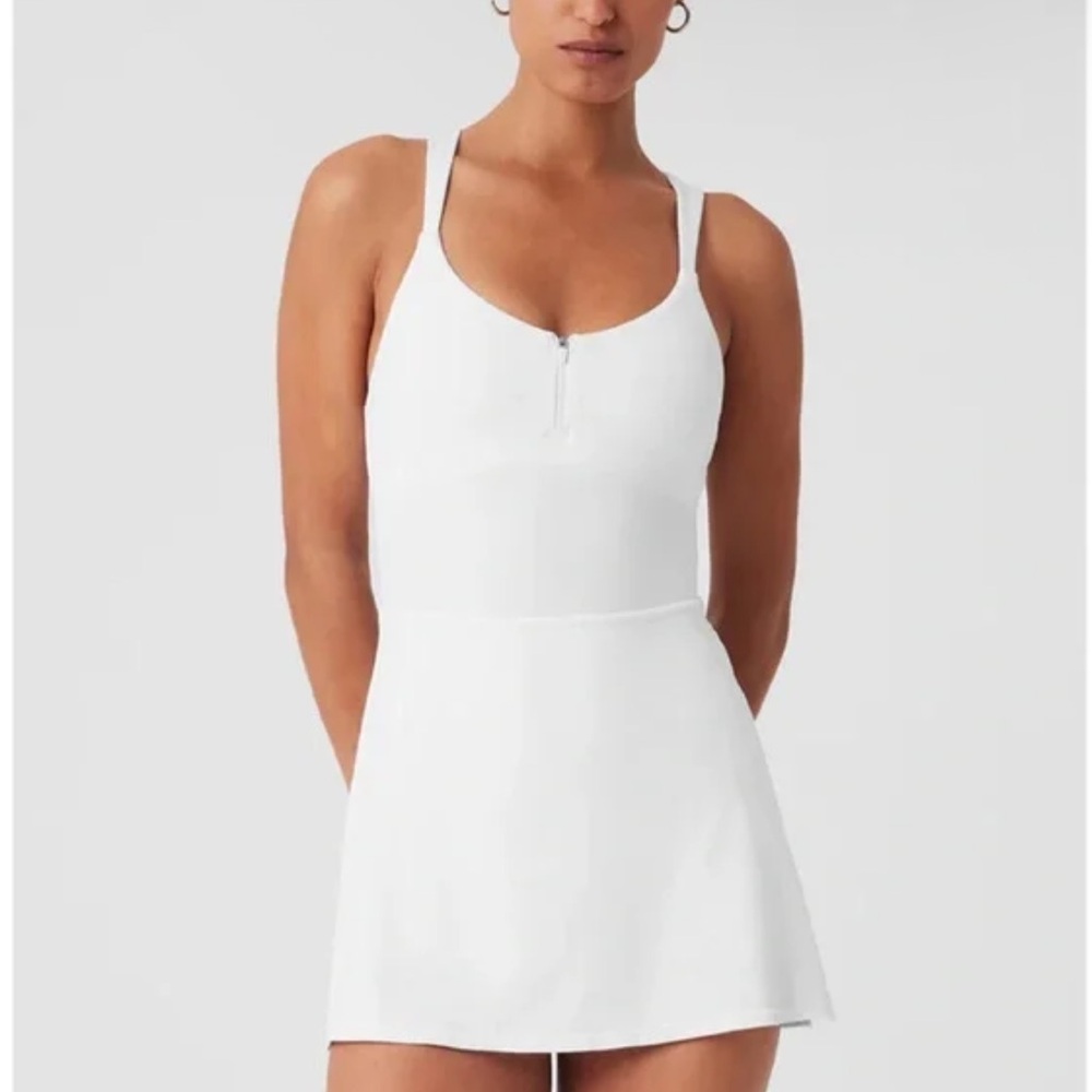 ALO Yoga White Athletic Dress